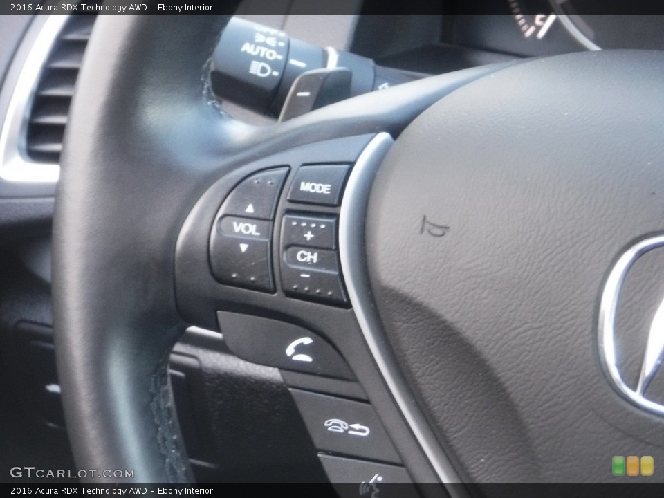 Ebony Interior Controls for the 2016 Acura RDX Technology AWD #145575362