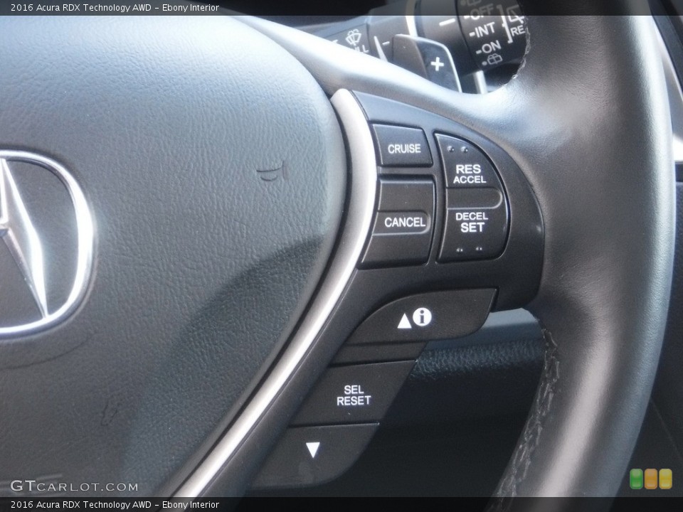 Ebony Interior Controls for the 2016 Acura RDX Technology AWD #145575383