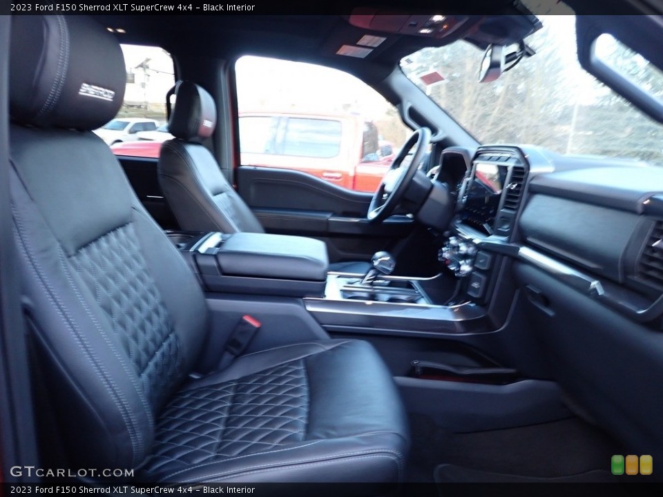 Black Interior Photo for the 2023 Ford F150 Sherrod XLT SuperCrew 4x4 #145576853