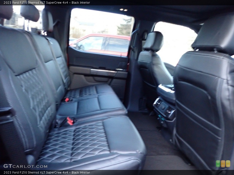 Black Interior Rear Seat for the 2023 Ford F150 Sherrod XLT SuperCrew 4x4 #145576868