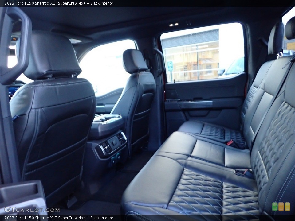 Black Interior Rear Seat for the 2023 Ford F150 Sherrod XLT SuperCrew 4x4 #145576904