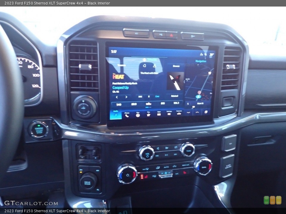 Black Interior Controls for the 2023 Ford F150 Sherrod XLT SuperCrew 4x4 #145576994