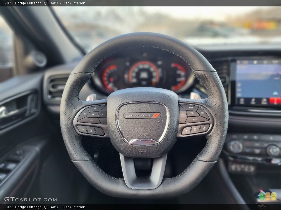 Black Interior Steering Wheel for the 2023 Dodge Durango R/T AWD #145578551