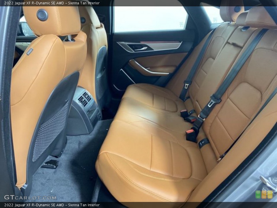 Sienna Tan Interior Rear Seat for the 2022 Jaguar XF R-Dynamic SE AWD #145579676