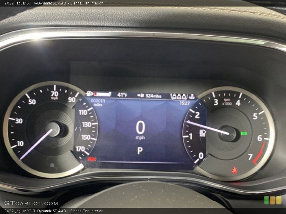 Sienna Tan Interior Gauges for the 2022 Jaguar XF R-Dynamic SE AWD #145579853