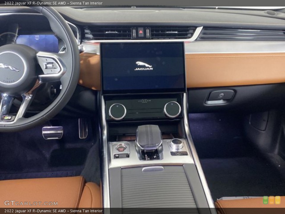 Sienna Tan Interior Controls for the 2022 Jaguar XF R-Dynamic SE AWD #145579937