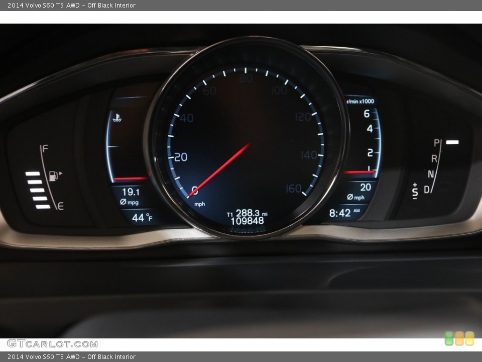 Off Black Interior Gauges for the 2014 Volvo S60 T5 AWD #145582928