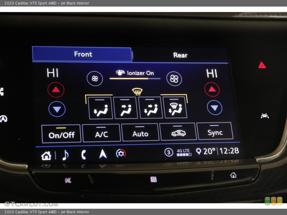 Jet Black Interior Controls for the 2020 Cadillac XT6 Sport AWD #145583529