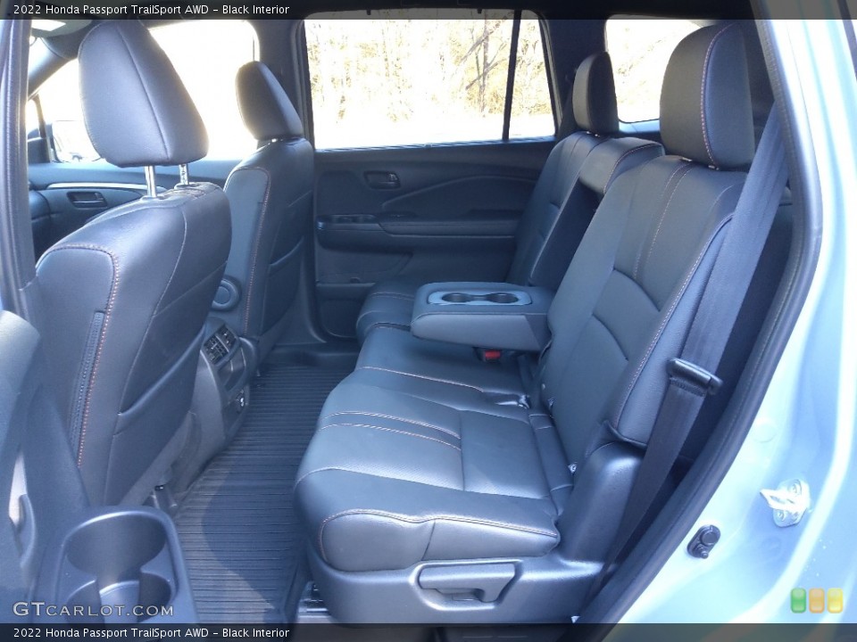 Black Interior Rear Seat for the 2022 Honda Passport TrailSport AWD #145583572