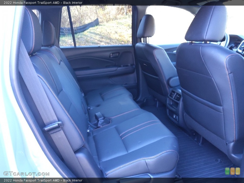 Black Interior Rear Seat for the 2022 Honda Passport TrailSport AWD #145583633