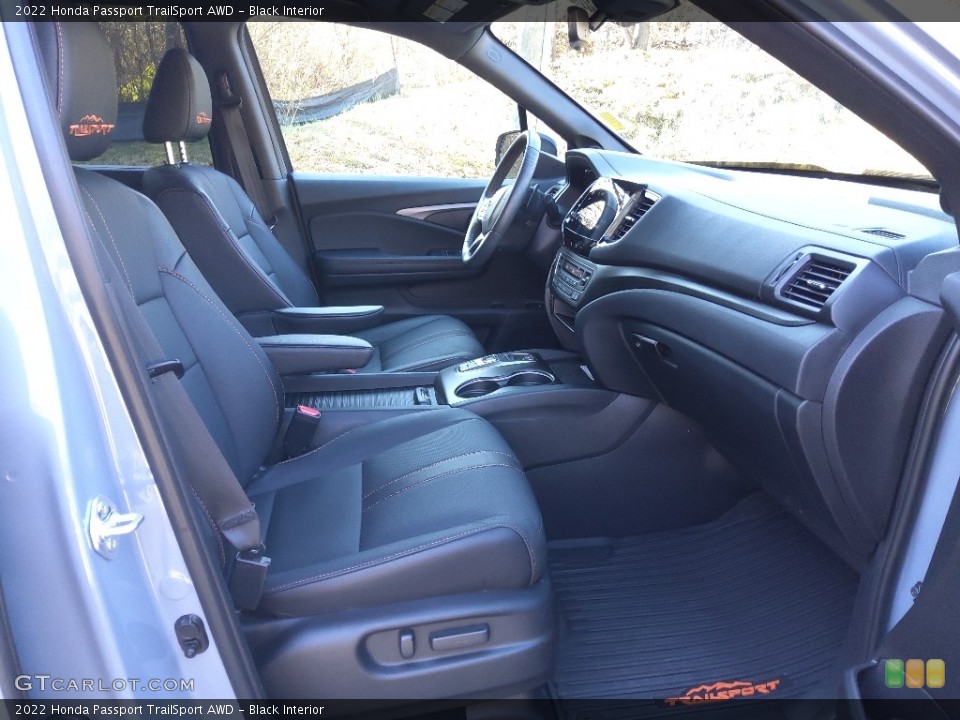Black Interior Front Seat for the 2022 Honda Passport TrailSport AWD #145583660