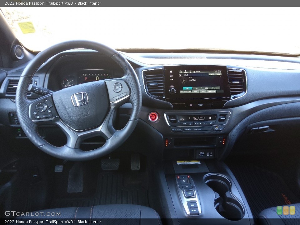 Black Interior Dashboard for the 2022 Honda Passport TrailSport AWD #145583675