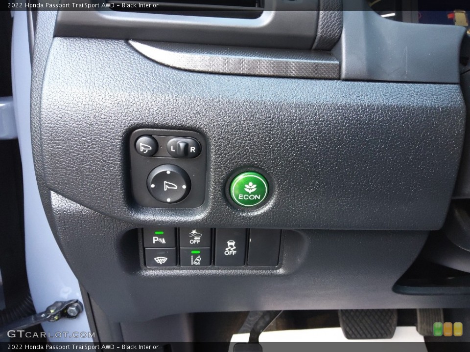 Black Interior Controls for the 2022 Honda Passport TrailSport AWD #145583699