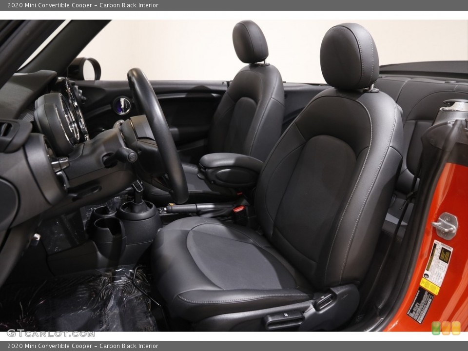 Carbon Black 2020 Mini Convertible Interiors