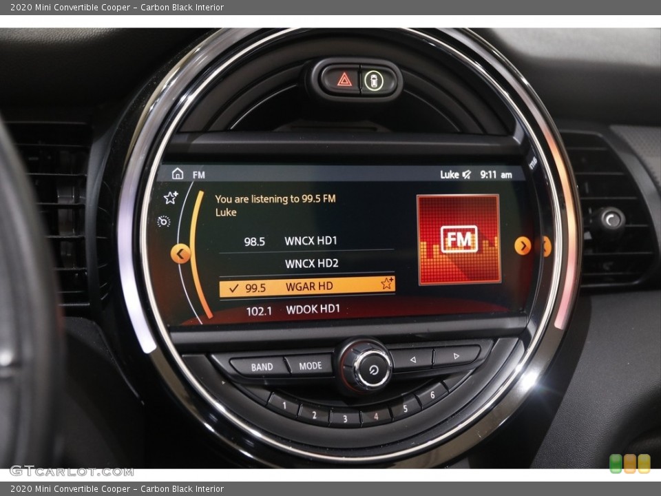 Carbon Black Interior Controls for the 2020 Mini Convertible Cooper #145584070