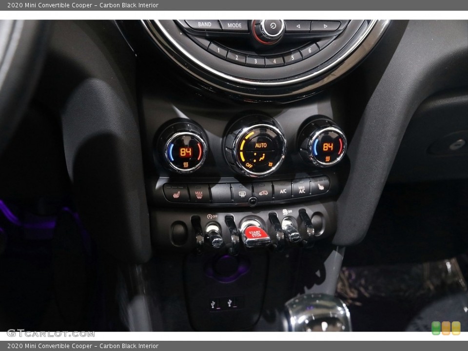 Carbon Black Interior Controls for the 2020 Mini Convertible Cooper #145584125