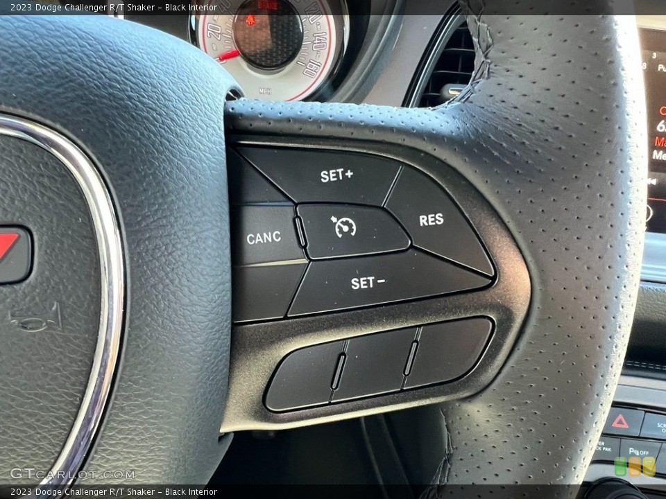 Black Interior Steering Wheel for the 2023 Dodge Challenger R/T Shaker #145584713