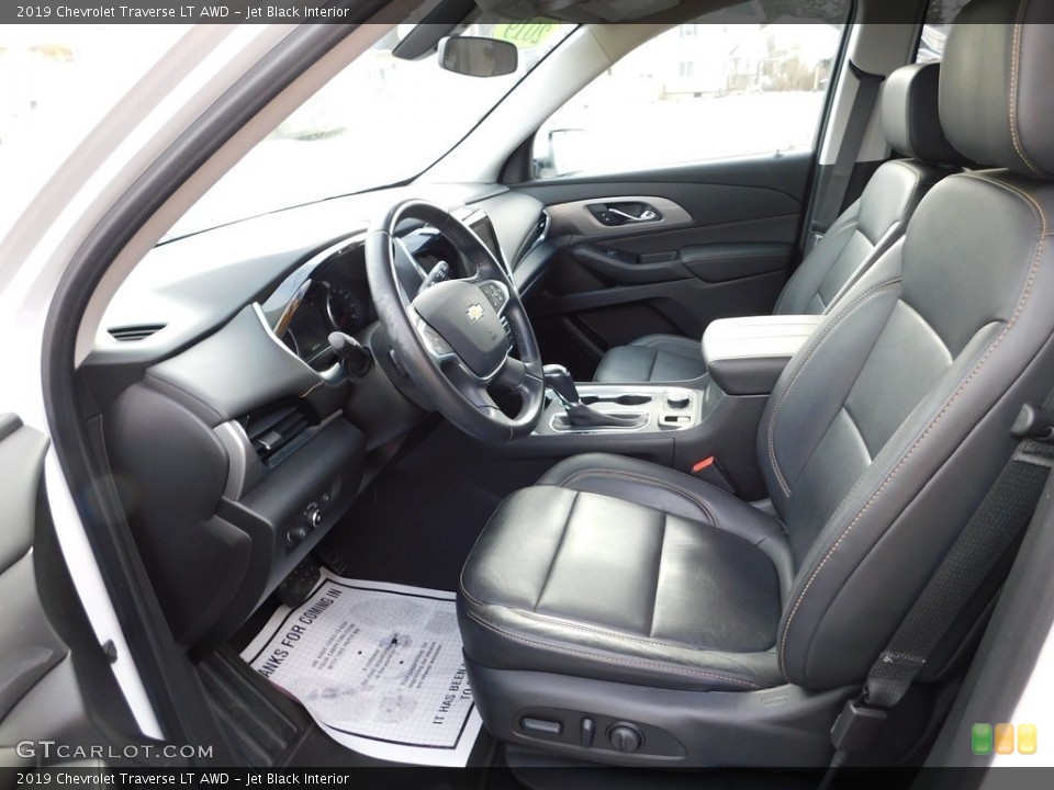 Jet Black Interior Photo for the 2019 Chevrolet Traverse LT AWD #145585283