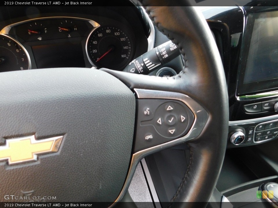 Jet Black Interior Steering Wheel for the 2019 Chevrolet Traverse LT AWD #145585382