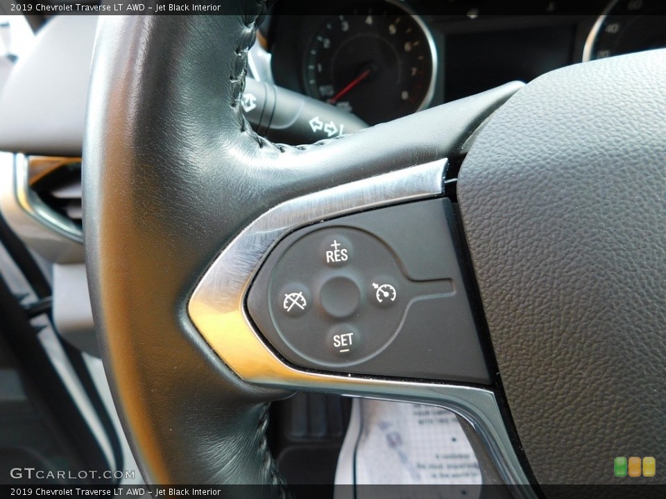 Jet Black Interior Steering Wheel for the 2019 Chevrolet Traverse LT AWD #145585403