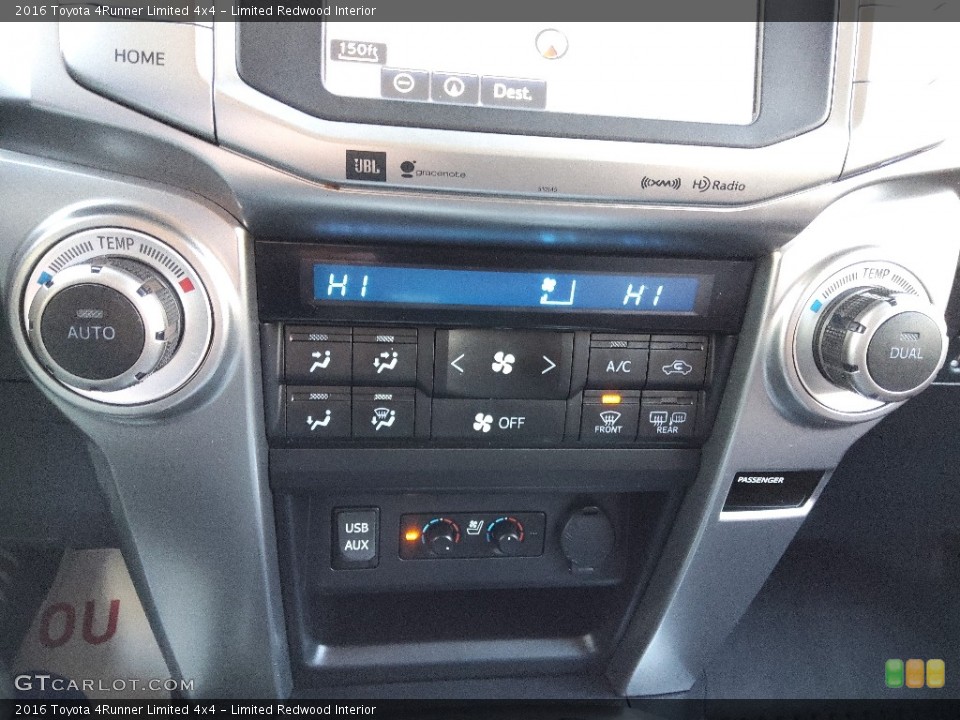 Limited Redwood Interior Controls for the 2016 Toyota 4Runner Limited 4x4 #145586560