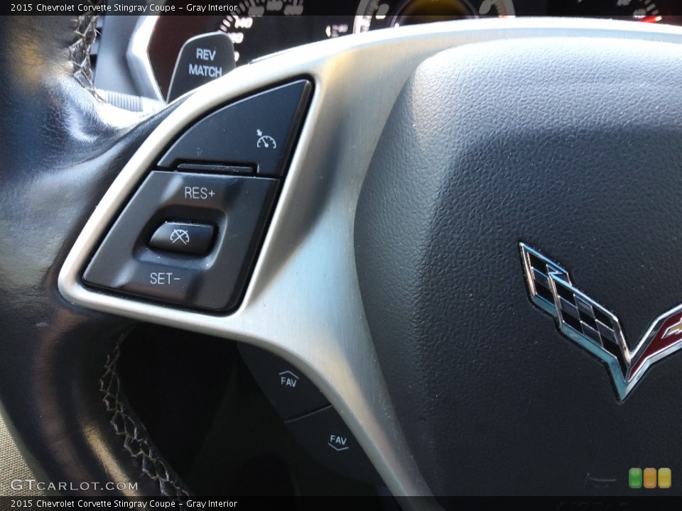 Gray Interior Steering Wheel for the 2015 Chevrolet Corvette Stingray Coupe #145587845