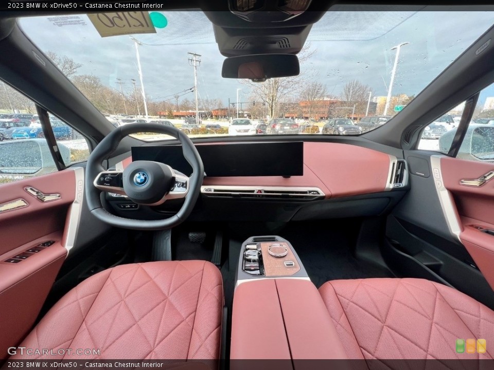 Castanea Chestnut Interior Photo for the 2023 BMW iX xDrive50 #145588088