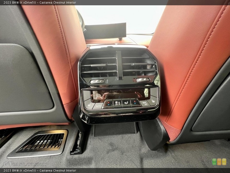 Castanea Chestnut Interior Controls for the 2023 BMW iX xDrive50 #145588112