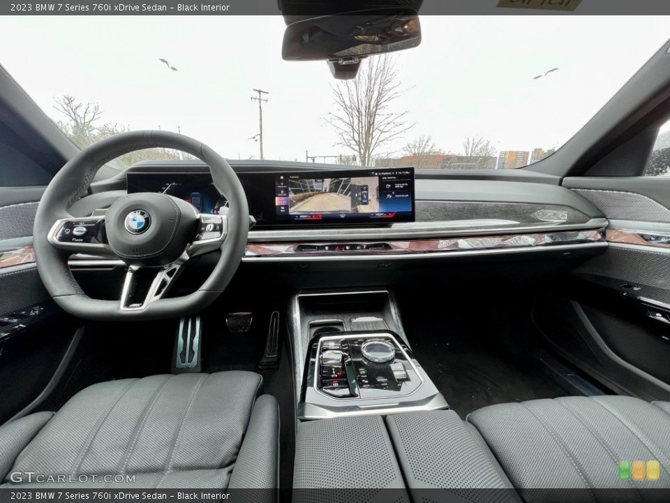 Black Interior Dashboard for the 2023 BMW 7 Series 760i xDrive Sedan #145588214