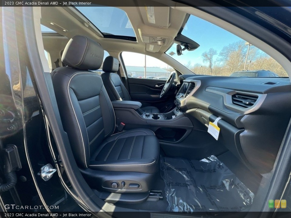 Jet Black Interior Front Seat for the 2023 GMC Acadia Denali AWD #145588301