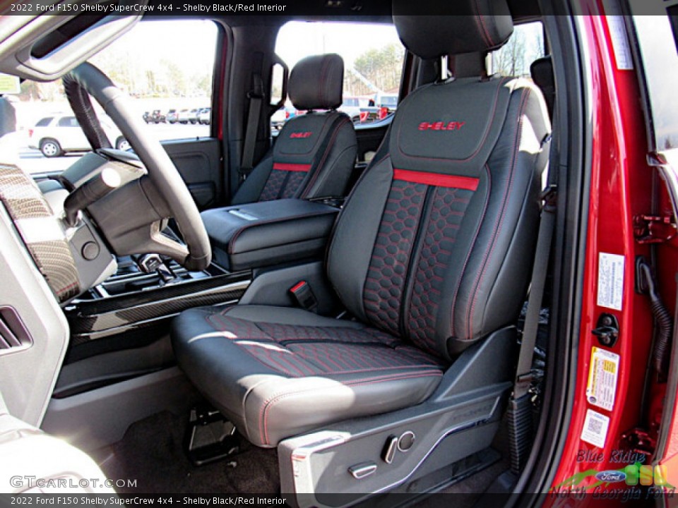 Shelby Black/Red 2022 Ford F150 Interiors