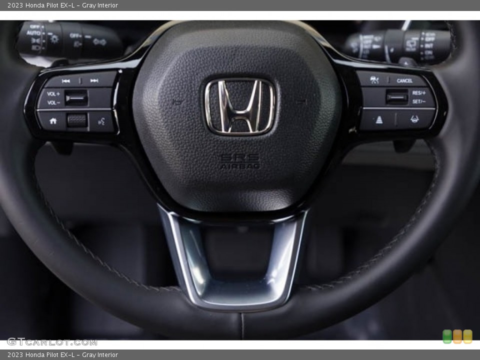 Gray Interior Steering Wheel for the 2023 Honda Pilot EX-L #145589201