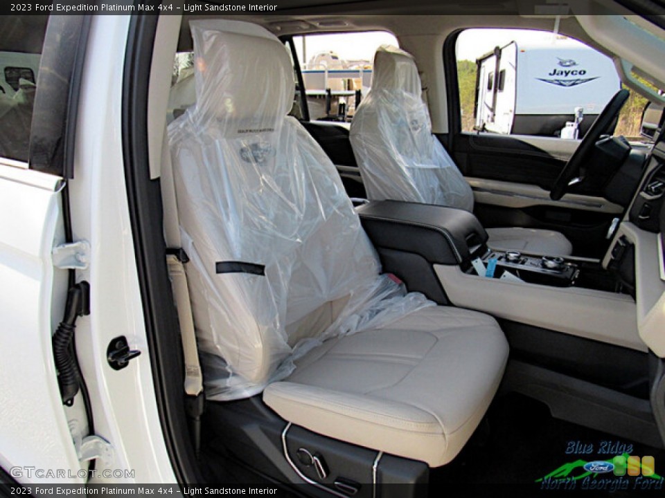 Light Sandstone Interior Front Seat for the 2023 Ford Expedition Platinum Max 4x4 #145589834