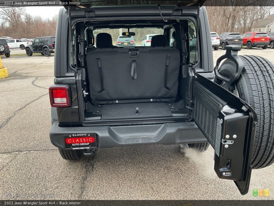Black Interior Trunk for the 2023 Jeep Wrangler Sport 4x4 #145590699