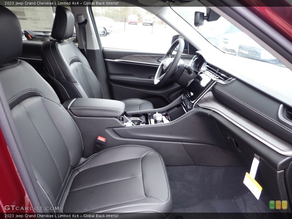 Global Black Interior Front Seat for the 2023 Jeep Grand Cherokee L Limited 4x4 #145590756