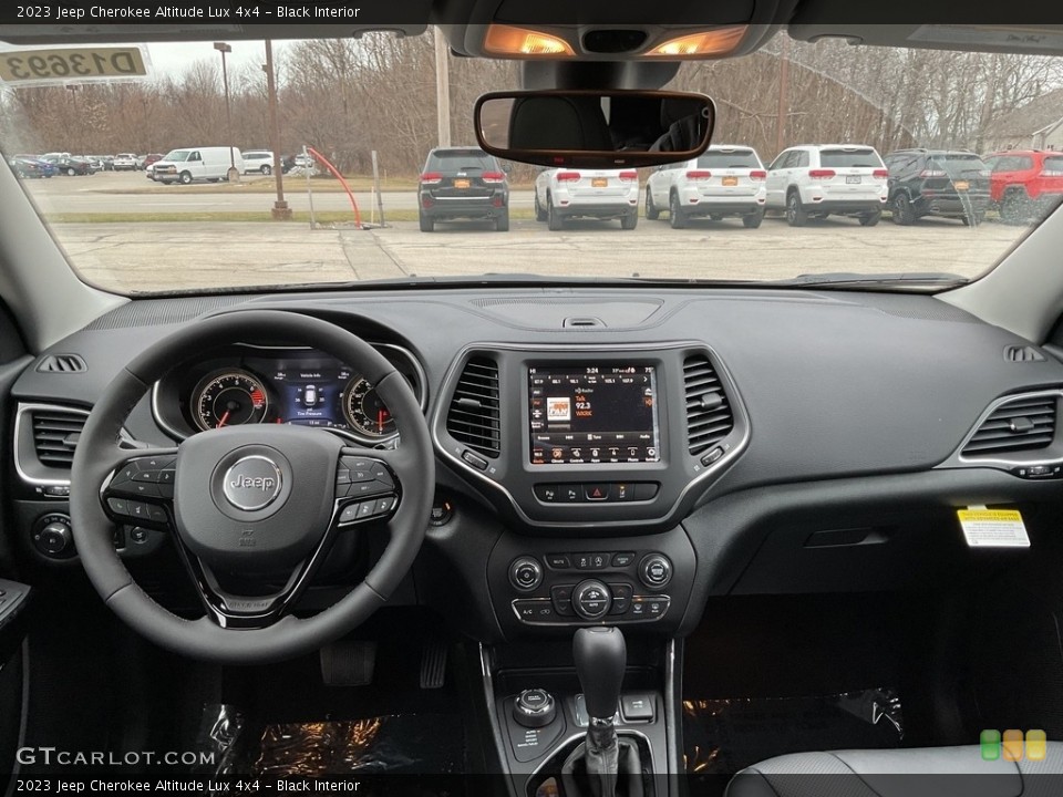 Black Interior Dashboard for the 2023 Jeep Cherokee Altitude Lux 4x4 #145591116