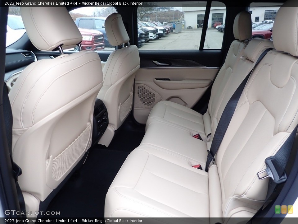 Wicker Beige/Global Black Interior Rear Seat for the 2023 Jeep Grand Cherokee Limited 4x4 #145591290