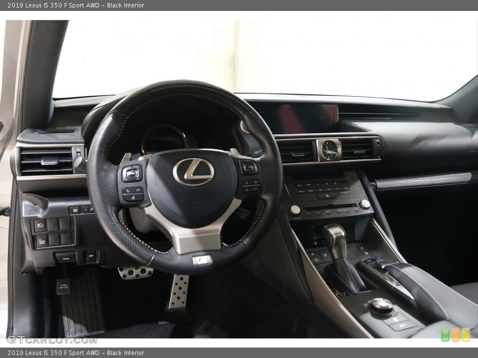 Black Interior Dashboard for the 2019 Lexus IS 350 F Sport AWD #145591989