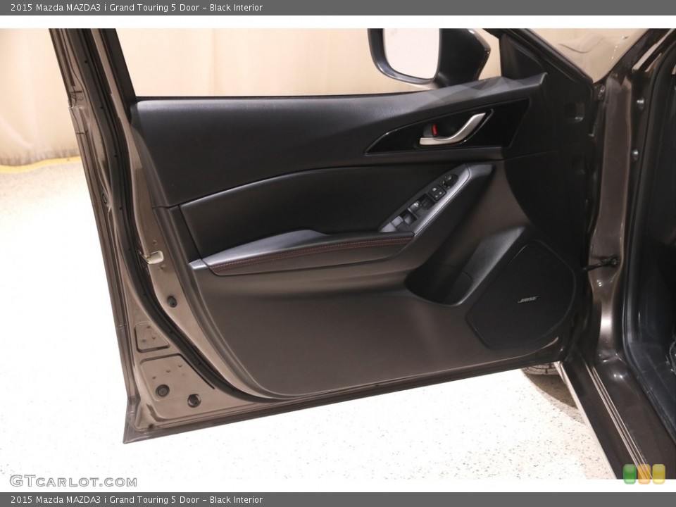 Black Interior Door Panel for the 2015 Mazda MAZDA3 i Grand Touring 5 Door #145592361