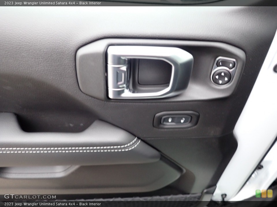 Black Interior Door Panel for the 2023 Jeep Wrangler Unlimited Sahara 4x4 #145592412