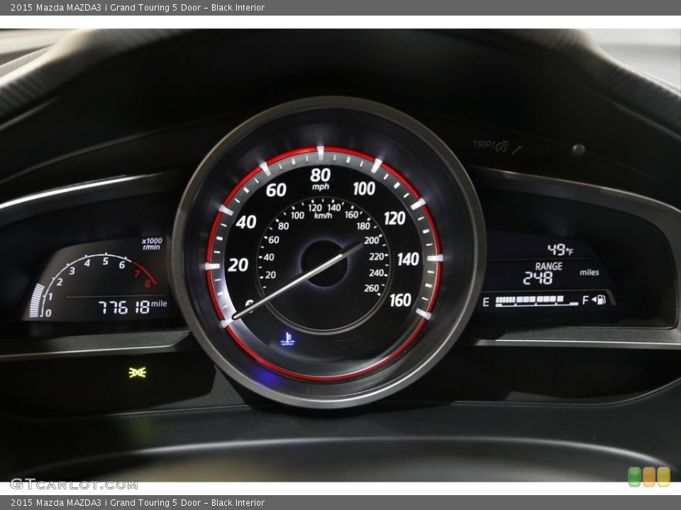 Black Interior Gauges for the 2015 Mazda MAZDA3 i Grand Touring 5 Door #145592448