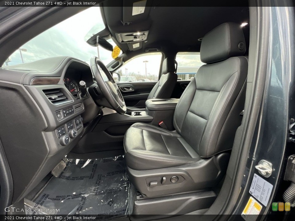 Jet Black Interior Photo for the 2021 Chevrolet Tahoe Z71 4WD #145592967