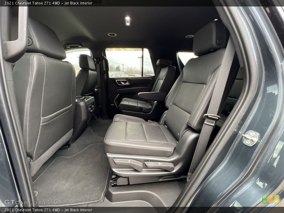 Jet Black Interior Rear Seat for the 2021 Chevrolet Tahoe Z71 4WD #145593186