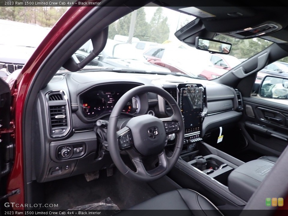 Black Interior Dashboard for the 2023 Ram 1500 Limited Crew Cab 4x4 #145593286