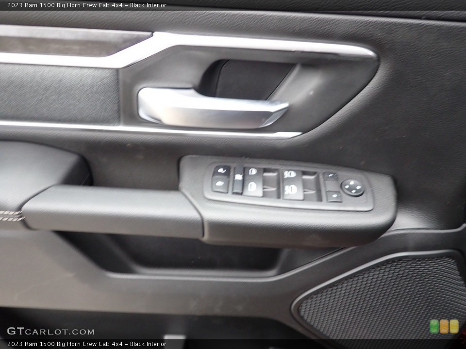 Black Interior Door Panel for the 2023 Ram 1500 Big Horn Crew Cab 4x4 #145594347