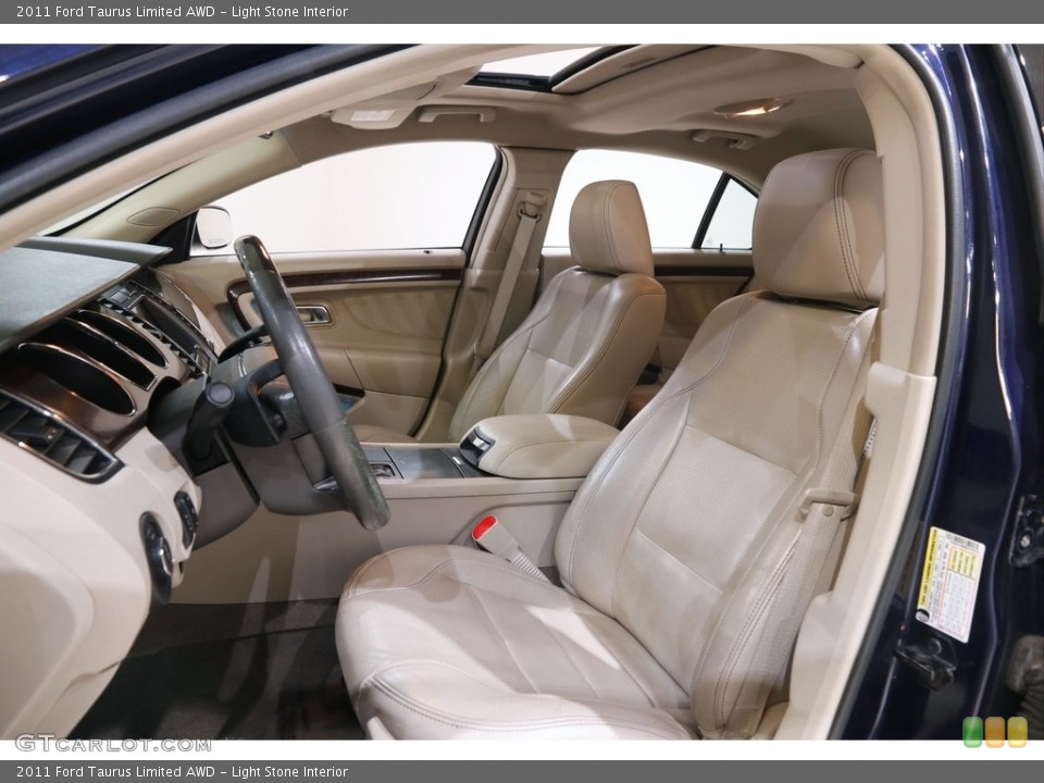 Light Stone Interior Front Seat for the 2011 Ford Taurus Limited AWD #145595292