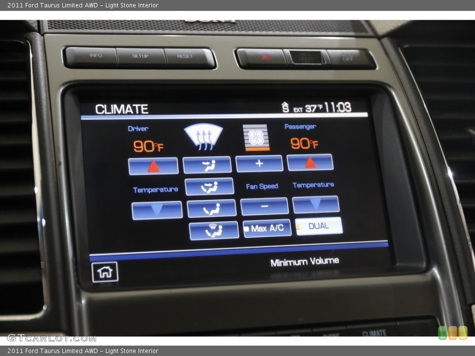 Light Stone Interior Controls for the 2011 Ford Taurus Limited AWD #145595355