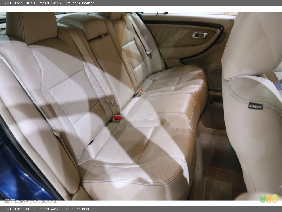 Light Stone Interior Rear Seat for the 2011 Ford Taurus Limited AWD #145595391