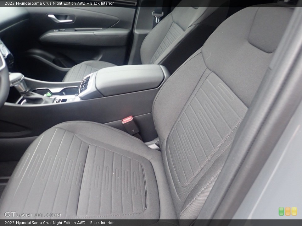 Black Interior Front Seat for the 2023 Hyundai Santa Cruz Night Edition AWD #145595600