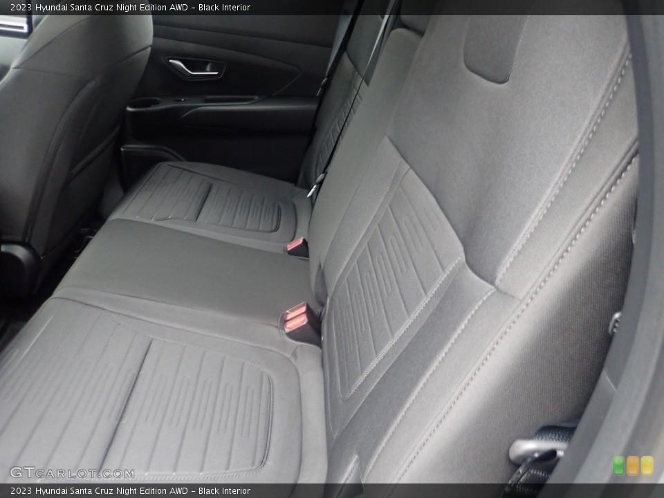 Black Interior Rear Seat for the 2023 Hyundai Santa Cruz Night Edition AWD #145595607